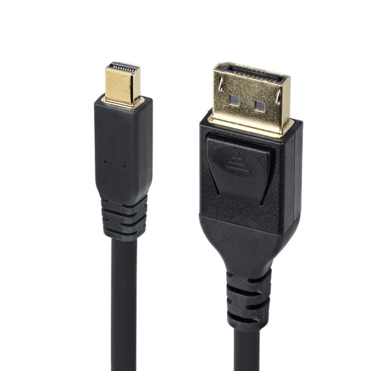 Star Tech 10ft (3m) Mini DisplayPort to DisplayPort 1.4 Cable - 8K 60Hz/4K 120Hz HBR3 HDR, UHD mDP to DP 1.4 Cord, Ultra HD Monitor/Video Cable