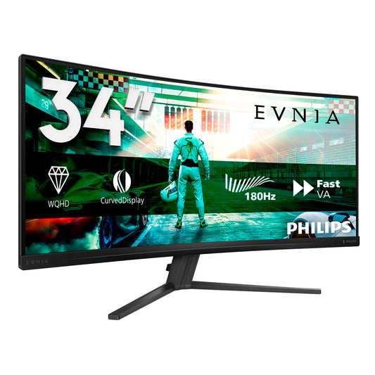 Philips Evnia 3000 34M2C3500L/75 computer monitor 86.4 cm (34") 3440 x 1440 pixels Wide Quad HD Black