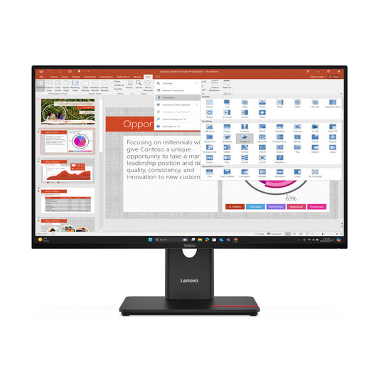Lenovo ThinkVision T27-40 computer monitor 68.6 cm (27") 1920 x 1080 pixels Full HD LED Black