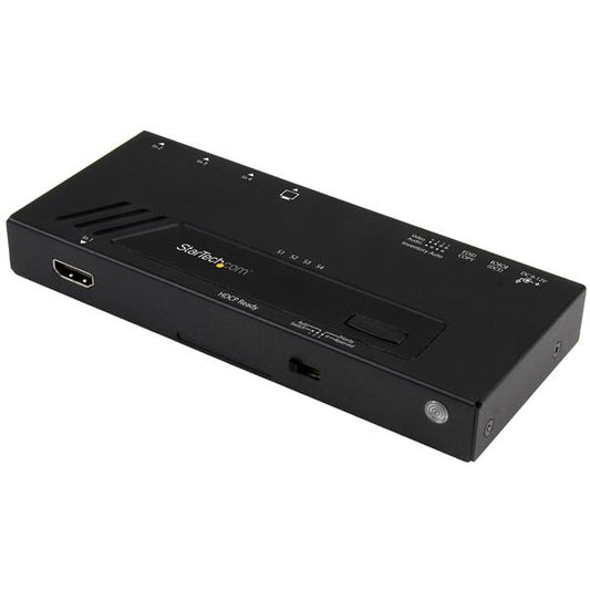 Star Tech 4-Port HDMI Automatic Video Switch - 4K with Fast Switching