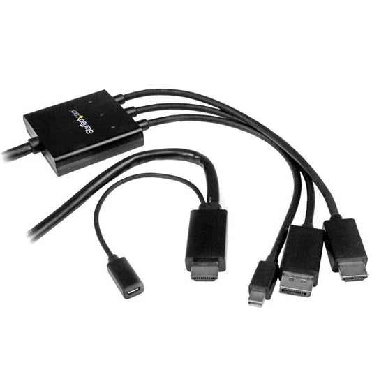 Star Tech HDMI, DisplayPort or Mini DisplayPort to HDMI Converter Cable - 2 m (6 ft.)