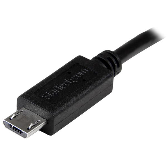 Star Tech USB OTG Cable - Micro USB to Micro USB - M/M - 8 in.