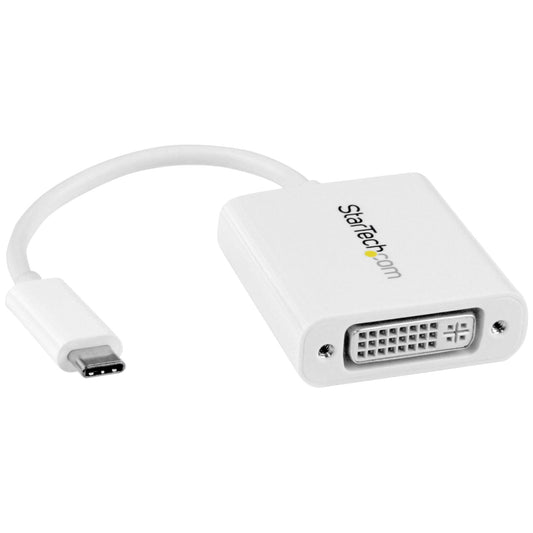 Star Tech USB-C to DVI Adapter - White