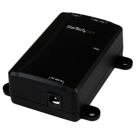 Star Tech 1-Port Gigabit Midspan - PoE+ Injector - 802.3at and 802.3af