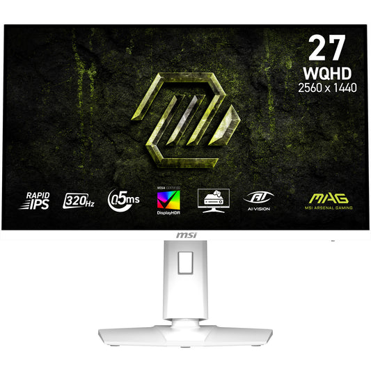 MSI MAG 274QRFW X32 computer monitor 68.6 cm (27") 2560 x 1440 pixels Wide Quad HD LCD White
