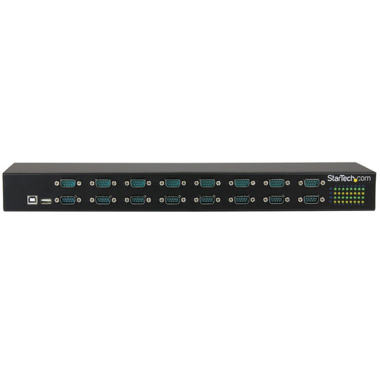 Star Tech 16-Port USB-to-Serial Adapter Hub