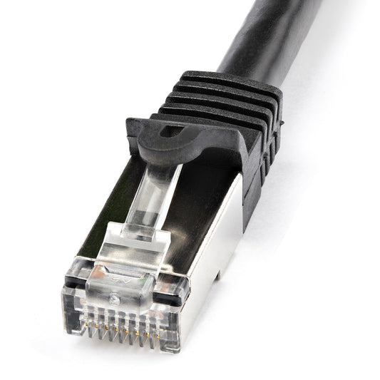Star Tech Cat6 Patch Cable - Shielded (SFTP) - 1 m, Black