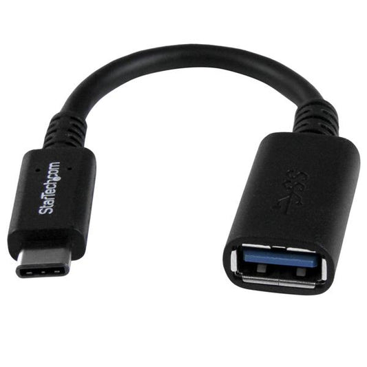 StarTech USB-C to USB-A Adapter Cable - M/F - 6in - USB 3.0 (5Gbps) - USB-IF Certified