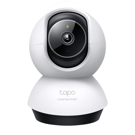 TP-LinkPan/Tilt Home Security Wi-Fi Camera
SPEC: 4MP ( 2.4 GHz, Horizontal 360º 
FEATURE: Pan/Tilt, Motion Detection and Notifications, Sound and Light Alarm, R
