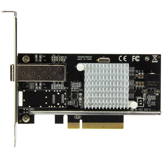 Star Tech 1-Port 10G Open SFP+ Network Card - PCIe - Intel Chip - MM/SM