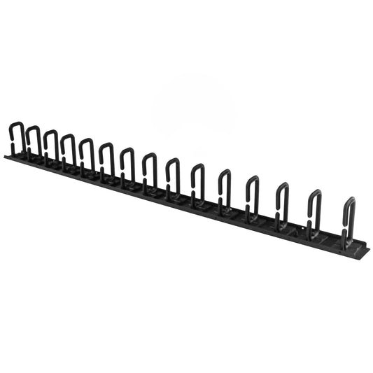 Star Tech Vertical Cable Organizer with D-Ring Hooks - 0U - 2.8ft.