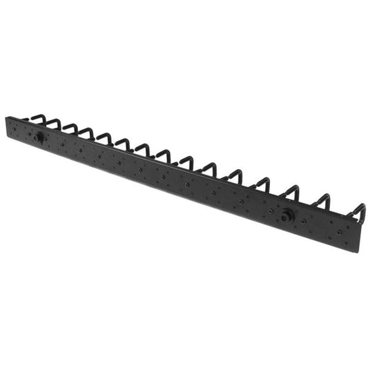 Star Tech Vertical Cable Organizer with D-Ring Hooks - 0U - 6 ft.