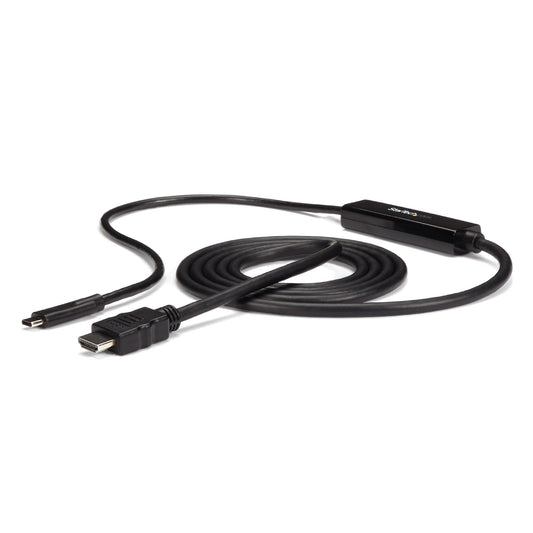 Star Tech 6ft (2m) USB C to HDMI Cable - 4K 30Hz USB Type-C to HDMI Video Display Converter - USB-C DP Alt Mode to HDMI Monitor Adapter Cord - Thunderbolt Compatible