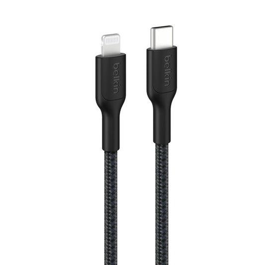 Belkin BOOSTCHARGE PRO BRAID USB-C-LTG 1M - WHT (CAA022FQ1MWH)