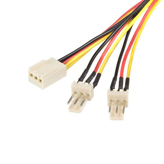 Star Tech 12in TX3 Fan Power Splitter Cable