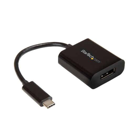 Star Tech USB C to DisplayPort Adapter - 4K 60Hz/8K 30Hz - USB Type-C to DP 1.4 HBR2 Adapter Dongle - Compact USB-C (DP Alt Mode) Monitor Video Converter - Thunderbolt 3 Compatible
