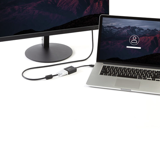 Star Tech Mini DisplayPort to DVI Adapter - Mini DP to DVI-D Converter - 1080p Video - VESA Certified - mDP or Thunderbolt 1/2 Mac/PC to DVI Monitor - mDP 1.2 to DVI Single-Link Dongle