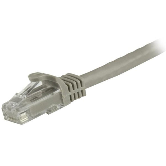 Star Tech 1.5m CAT6 Ethernet Cable - Grey CAT 6 Gigabit Ethernet Wire -250MHz 100W PoE RJ45 UTP Network/Patch Cord Snagless w/Strain Relief Individually Tested