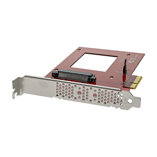 Star Tech U.2 to PCIe Adapter for 2.5" U.2 NVMe SSD - SFF-8639 - x4 PCI Express 4.0