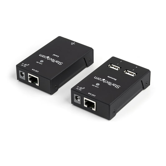 Star Tech 4-Port USB 2.0-Over-Cat5-or-Cat6 Extender - 130ft (40m)