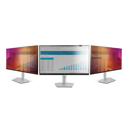 Star Tech 27-inch 16:9 Gold Monitor Privacy Screen, Reversible Filter w/Enhanced Privacy, Glossy Computer Security Filter, Removable Screen Protector/Shield, +/- 30 Deg.