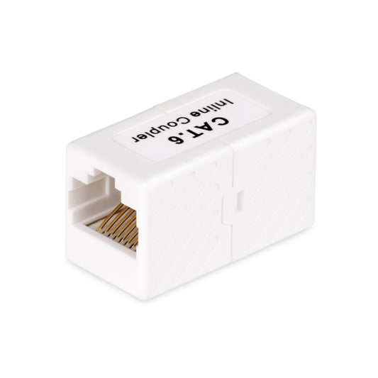Star Tech RJ45 Coupler 5-Pack, Inline Cat6 Coupler, Female to Female (F/F) T568 Connector, Unshielded Ethernet Cable Extension