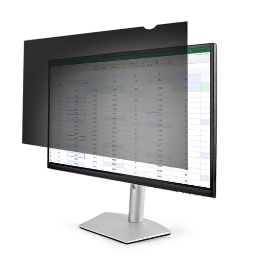 StarTech Monitor Privacy Screen for 27 inch PC Display - Computer Screen Security Filter - Blue Light Reducing Screen Protector Film - 16:9 WideScreen - Matte/Glossy - +/-30 Degree