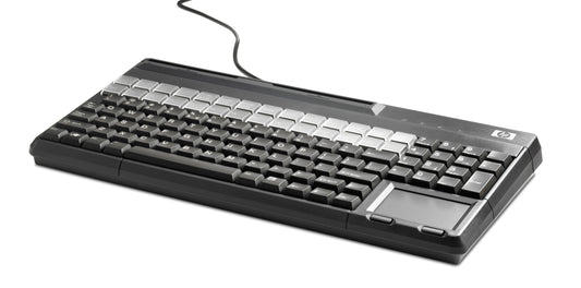 HP POS USB Keyboard with Magnetic Stripe Reader
