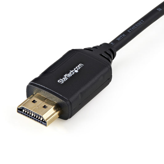 Star Tech 1.6ft (50cm) Premium Certified HDMI 2.0 Cable with Ethernet - High Speed Ultra HD 4K 60Hz HDMI Cable HDR10 - HDMI Cord (Male/Male Connectors) - For UHD Monitors, TVs, Displays
