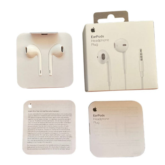 Apple EarPods with 3.5mm Plug (2 Pack) – Genuine A1472 Wired Headphones with Mic & Remote