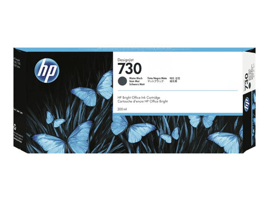 HP 730B 300ML MATTE BLACK DESIGNJET INK CARTRIDGE - T1700 / NEW SD PRO MFP / T1600 / T2600