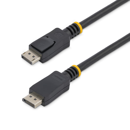 Star Tech 5m (15ft) DisplayPort 1.2 Cable - 4K x 2K Ultra HD VESA Certified DisplayPort Cable - DP to DP Cable for Monitor - DP Video/Display Cord - Latching DP Connectors