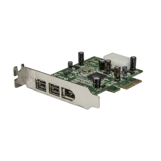 Star Tech 3 Port 2b 1a Low Profile 1394 PCI Express FireWire Card Adapter