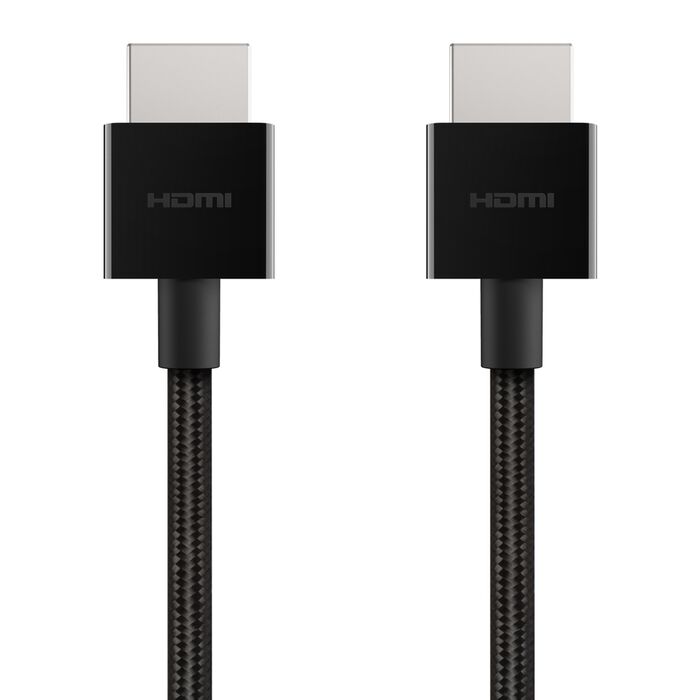 Belkin 8K Ultra High Speed HDMI 2.1 Braided Cable (AV10176BT2M-BLK)