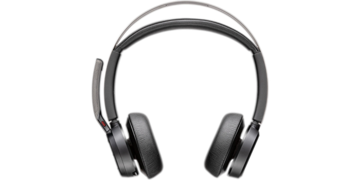 HP Poly Voyager Focus 2 Microsoft Teams Certified USB-C-C Headset +USB-C/A Adapter +Charging Stand product image