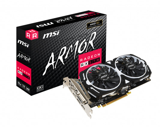 MSI ARMOR RADEON RX570 8G OC graphics card AMD Radeon RX 570 8 GB GDDR5