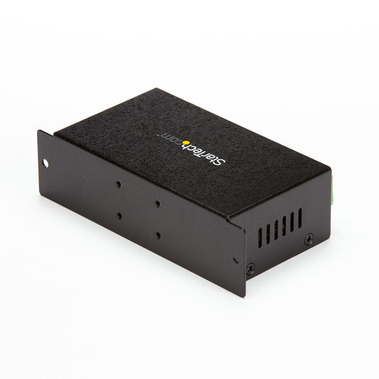 Star Tech 7-Port USB 2.0 Hub - Metal Industrial USB-A Hub with ESD Protection & 350W Surge Protection - Din Rail, Wall or Desk Mountable - TAA Compliant USB Expander Hub