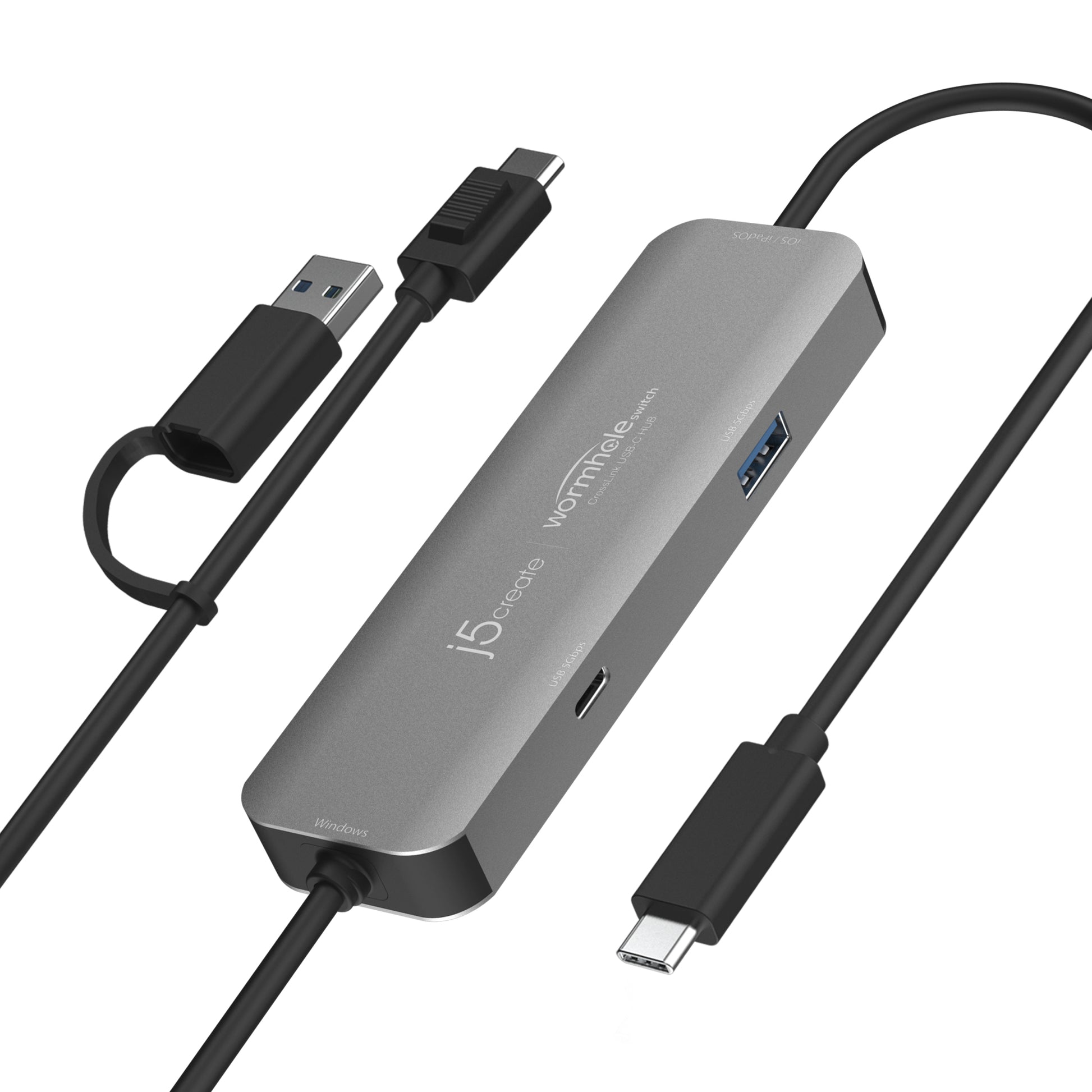 j5create JCH422 Wormhole Switch CrossLink USB-C HUB product image
