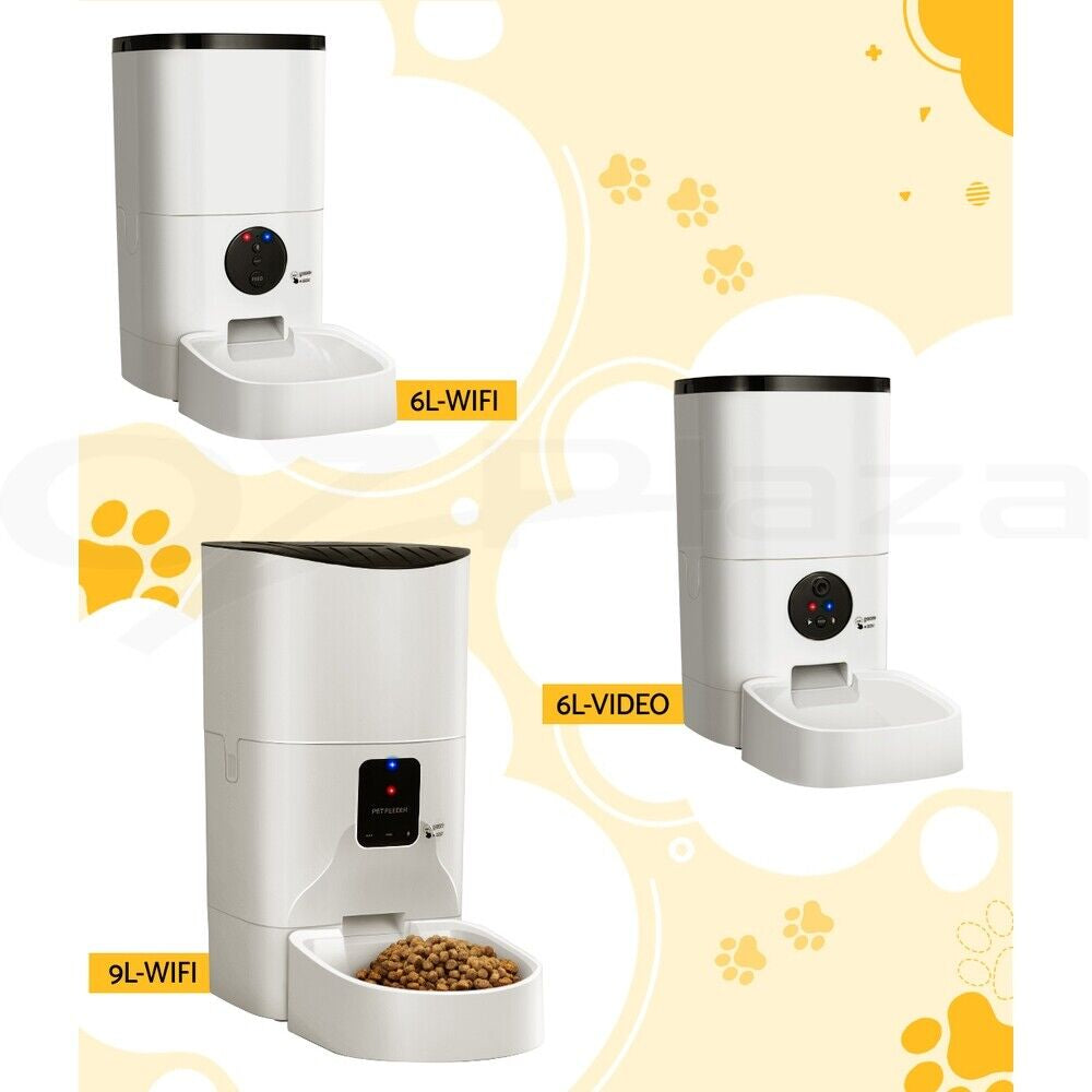 I.Pet Smart WiFi Automatic Pet Feeder with Camera for Dogs & Cats