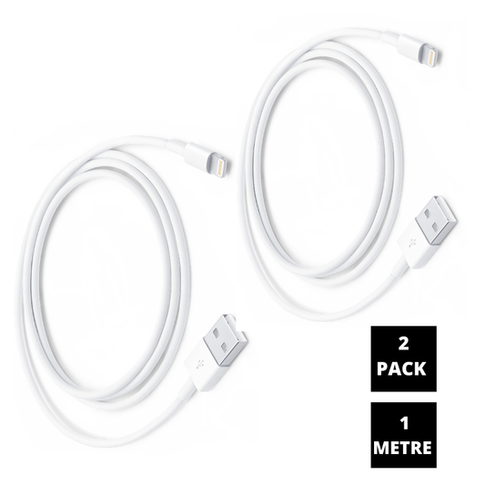 Apple Original Lightning to USB Cable - 1 Metre -Model A1510 for for i Phone ( 2 Pack)