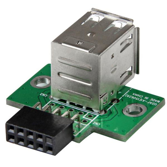 Star Tech 2 Port USB Motherboard Header Adapter