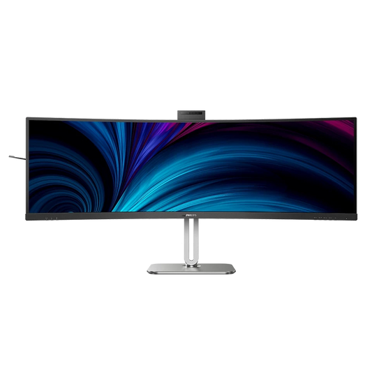 PHILIPS 49" (32:9) CURVE 5K LED, USB-C DOCK, HDMI, DP,  RJ45, WEBCAM, SPKR, H/ADJ, 4YR