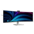 PHILIPS 49" (32:9) CURVE 5K LED, USB-C, RJ45, WEBCAM, SPKR, H/ADJ, THUNDERBOLT, 4YR