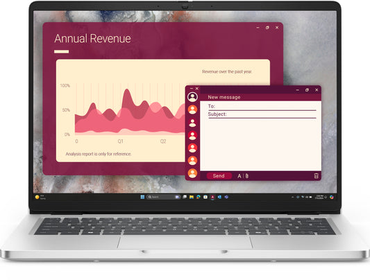 DELL Pro 14 PC14250 Intel Core Ultra 5 235U Laptop 35.6 cm (14") Touchscreen Full HD+ 16 GB DDR5-SDRAM 512 GB SSD Wi-Fi 6E (802.11ax) Windows 11 Pro Silver