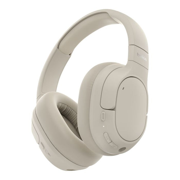 Belkin SoundForm Isolate Noise Cancelling Over-Ear Headphones - Black (AUD008FQBK)