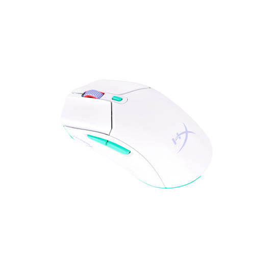 HyperX Pulsefire Haste 2 Core Wls - Gaming Mouse (Wht/Grn/Pur)