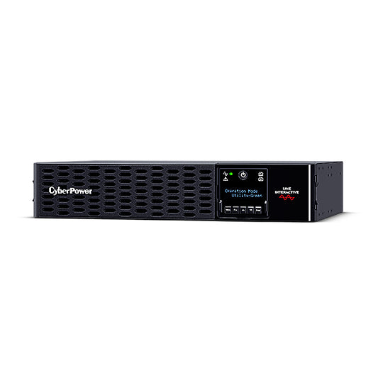CyberPower PRO Rack/Tower LCD 1000VA / 1000W (10A) 2U Line Interactive UPS - (PR1000ERTXL2UC) - with built-in cloud port, 3 Year Limited WTY