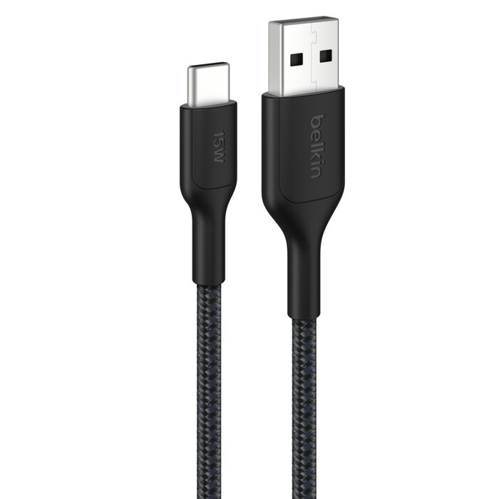 Belkin BoostCharge Pro Braided USB-A to USB-C C (CAB022FQ2MBK)