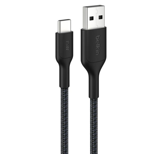Belkin BoostCharge Pro Braided USB-A to USB-C C (CAB022FQ2MBK)