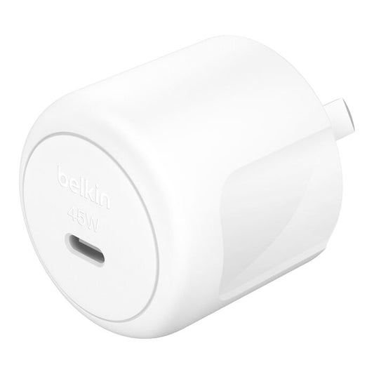 Belkin BoostCharge Compact USB-C Wall Charger 45W - White (WCA013AUWH)